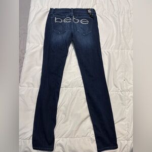 Bebe Women's Navy Skinny Jeans